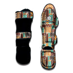 Tropical Tiki Pattern Print Muay Thai Shin Guard