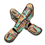 Tropical Tiki Pattern Print Muay Thai Shin Guard