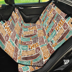 Tropical Tiki Pattern Print Pet Car Back Seat Cover