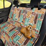 Tropical Tiki Pattern Print Pet Car Back Seat Cover