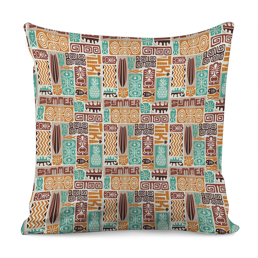 Tropical Tiki Pattern Print Pillow Cover