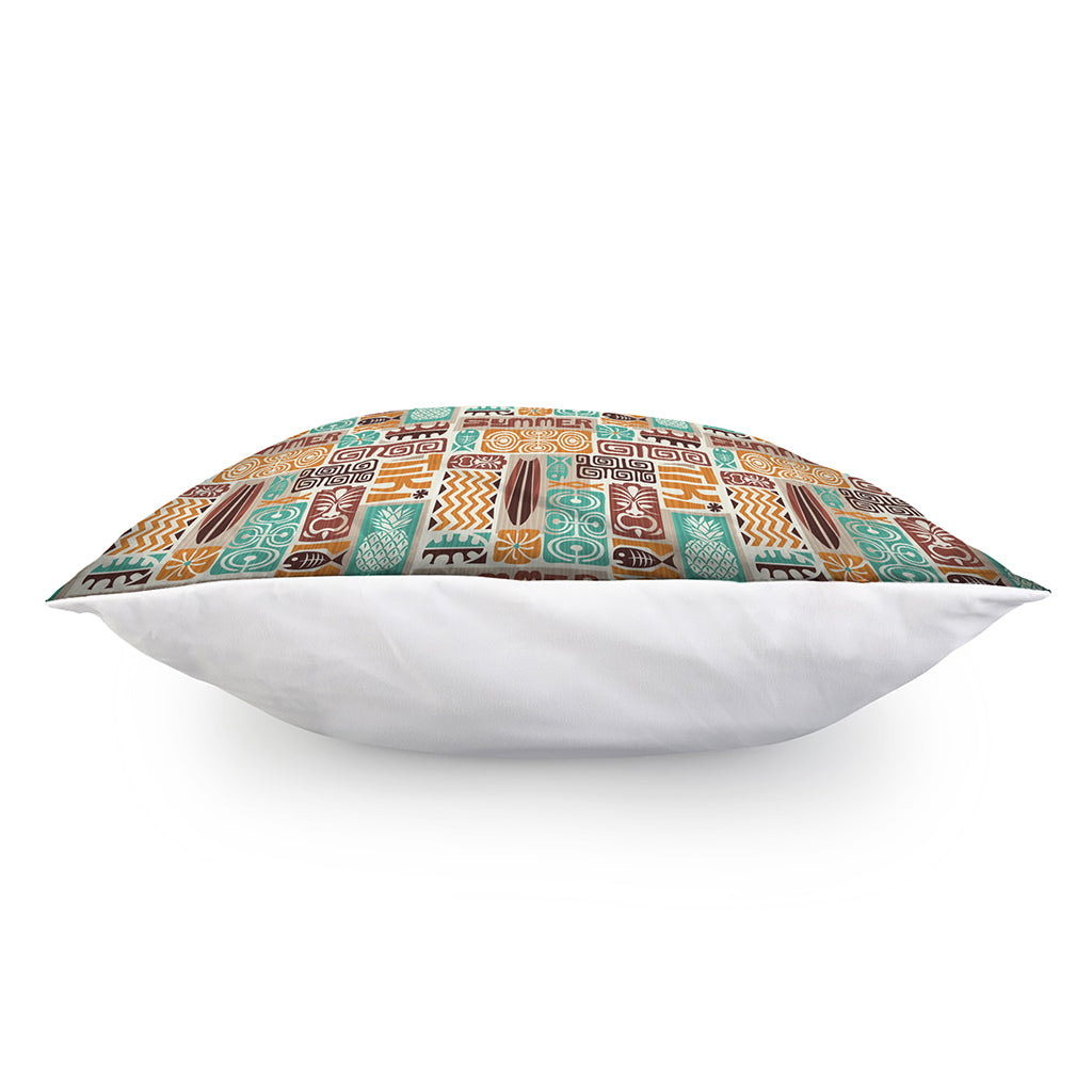 Tropical Tiki Pattern Print Pillow Cover