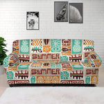 Tropical Tiki Pattern Print Sofa Cover