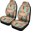 Tropical Tiki Pattern Print Universal Fit Car Seat Covers