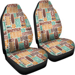 Tropical Tiki Pattern Print Universal Fit Car Seat Covers