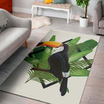 Tropical Toco  Toucan Print Area Rug