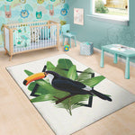 Tropical Toco  Toucan Print Area Rug