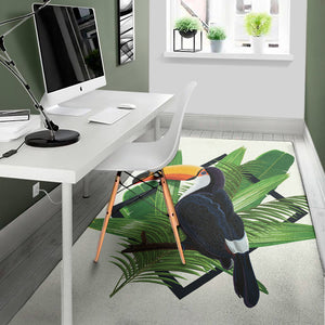 Tropical Toco  Toucan Print Area Rug