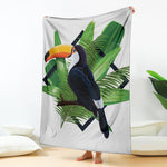 Tropical Toco  Toucan Print Blanket
