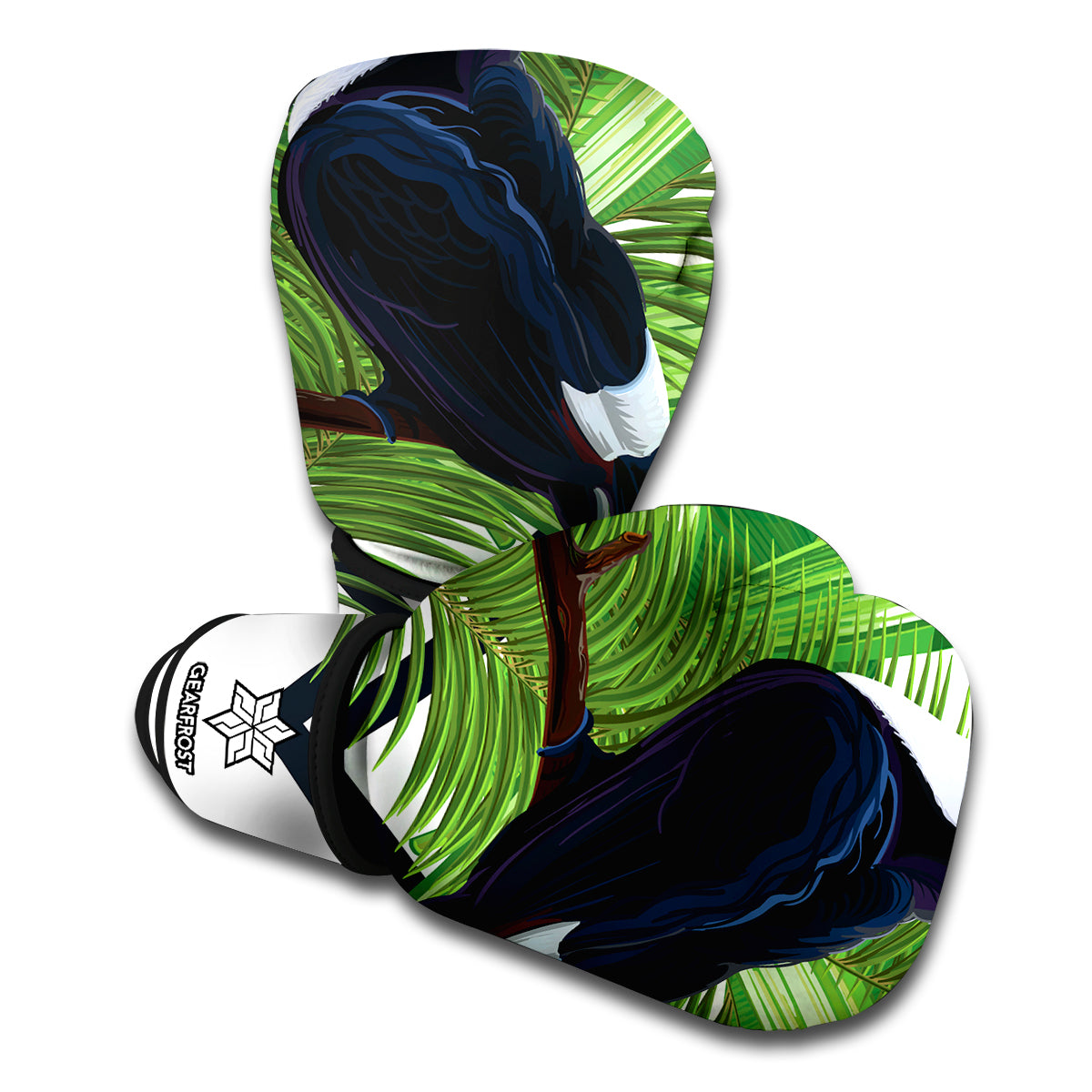 Tropical Toco  Toucan Print Boxing Gloves