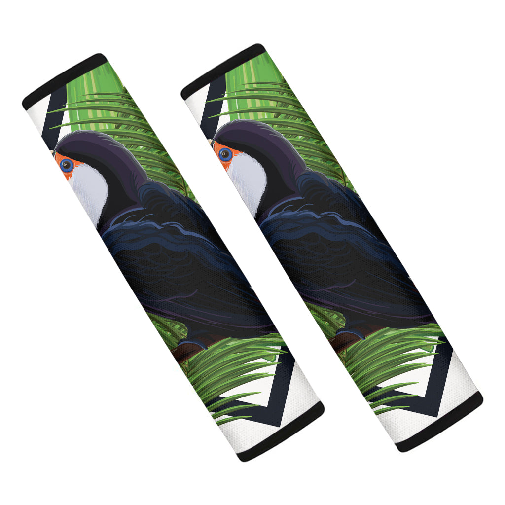 Tropical Toco  Toucan Print Car Seat Belt Covers