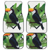 Tropical Toco  Toucan Print Front and Back Car Floor Mats