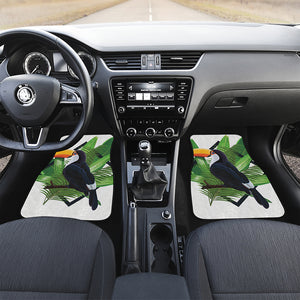 Tropical Toco  Toucan Print Front and Back Car Floor Mats