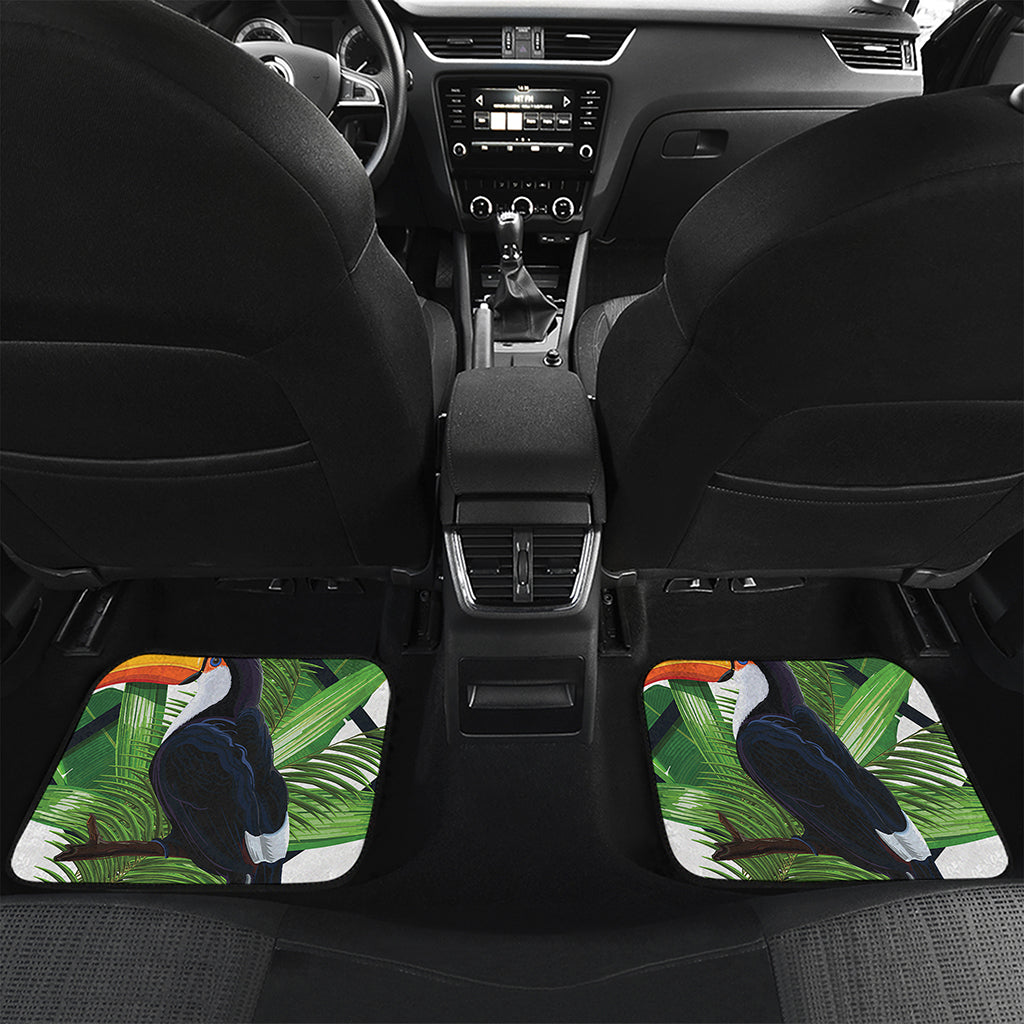 Tropical Toco  Toucan Print Front and Back Car Floor Mats