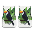 Tropical Toco Toucan Print Front Car Floor Mats