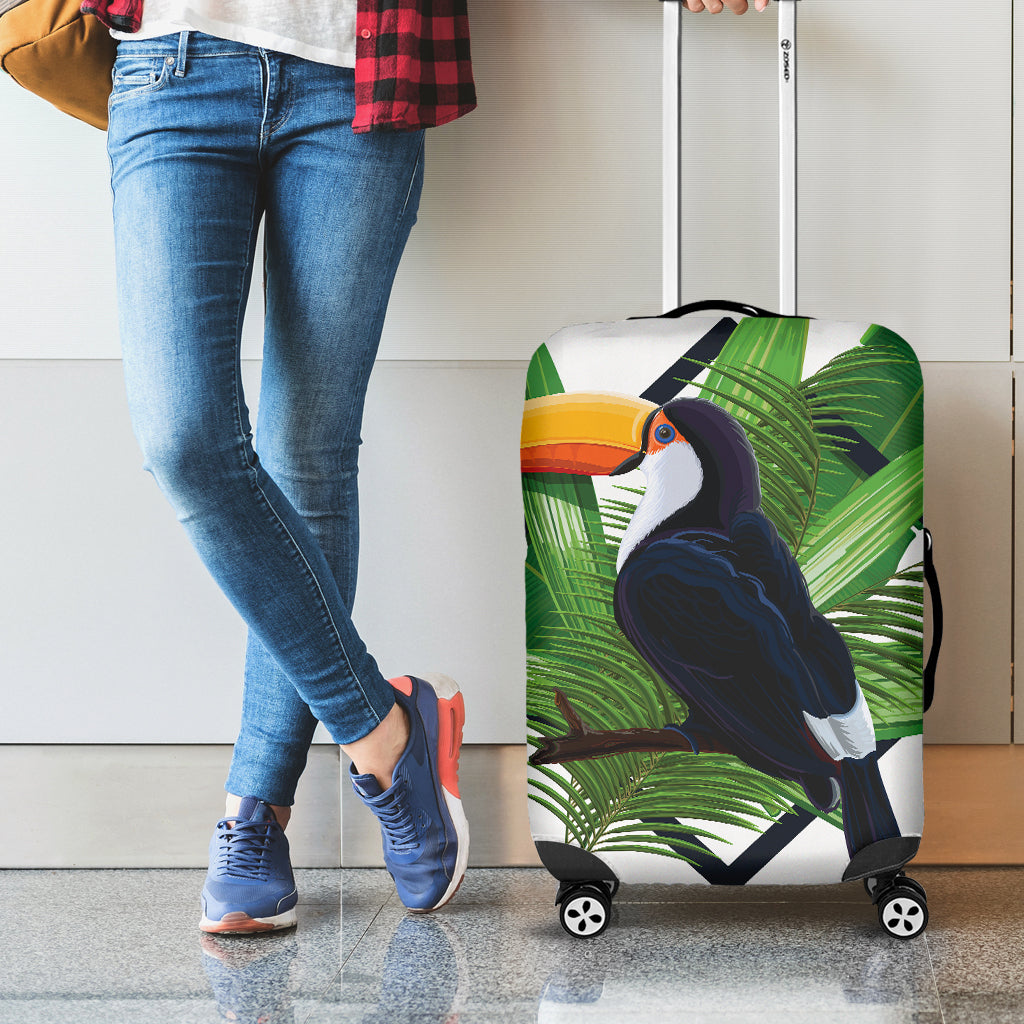 Tropical Toco  Toucan Print Luggage Cover