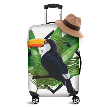 Tropical Toco  Toucan Print Luggage Cover
