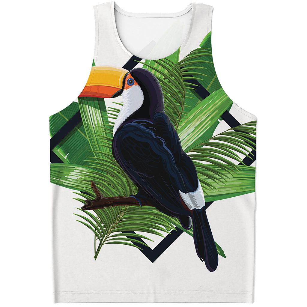 Tropical Toco  Toucan Print Men's Tank Top