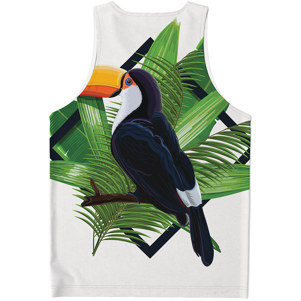Tropical Toco  Toucan Print Men's Tank Top