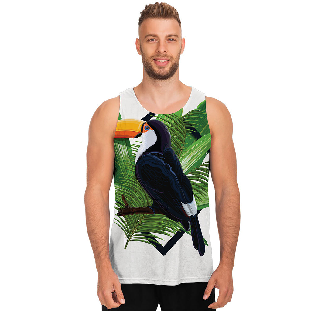 Tropical Toco  Toucan Print Men's Tank Top