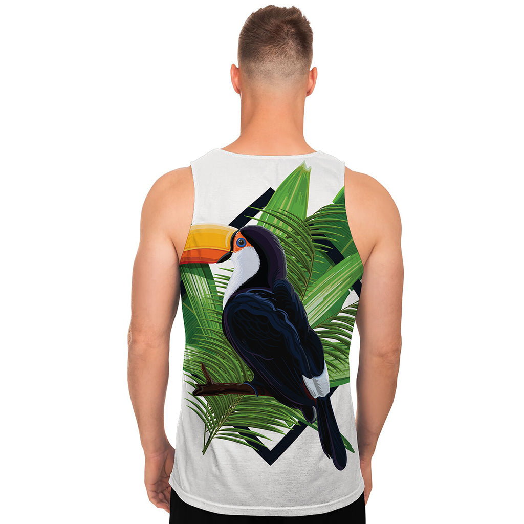 Tropical Toco  Toucan Print Men's Tank Top