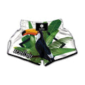 Tropical Toco Toucan Print Muay Thai Boxing Shorts