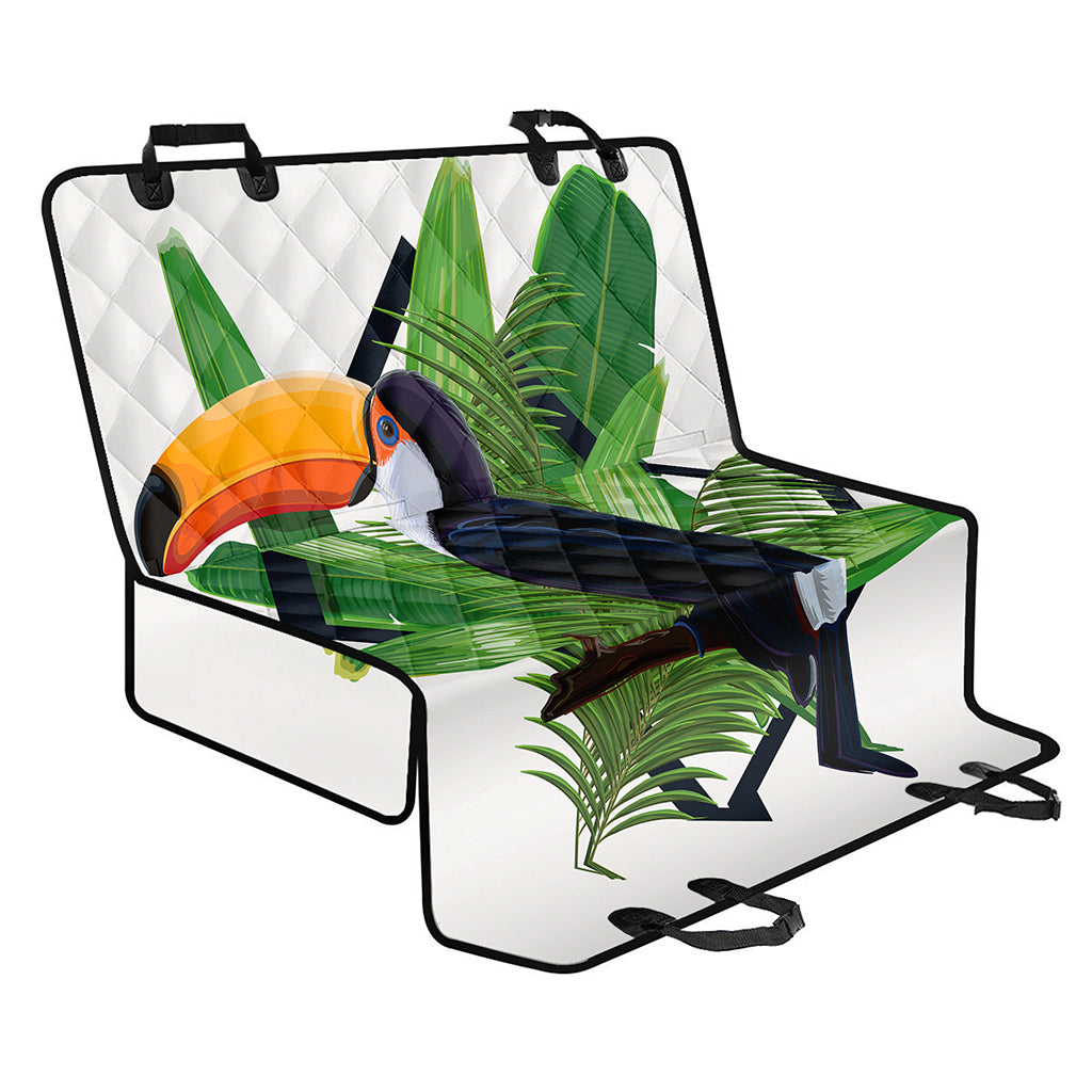 Tropical Toco  Toucan Print Pet Car Back Seat Cover
