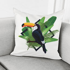 Tropical Toco  Toucan Print Pillow Cover