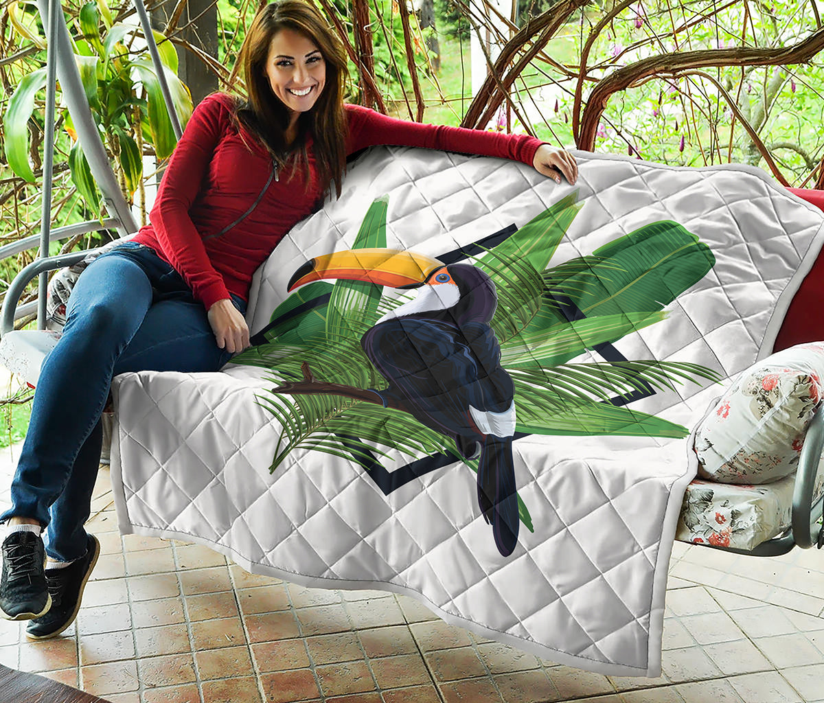 Tropical Toco  Toucan Print Quilt