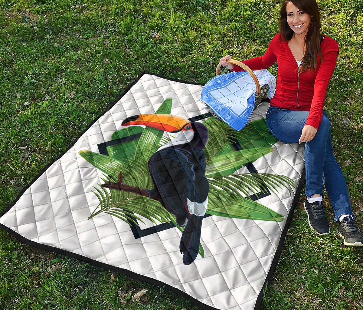 Tropical Toco  Toucan Print Quilt