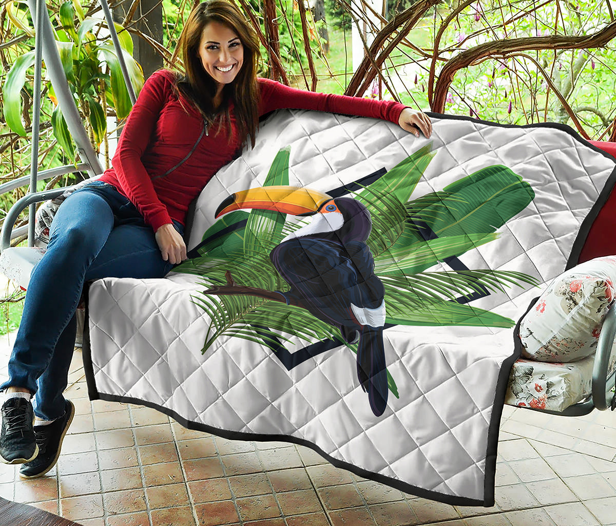 Tropical Toco  Toucan Print Quilt