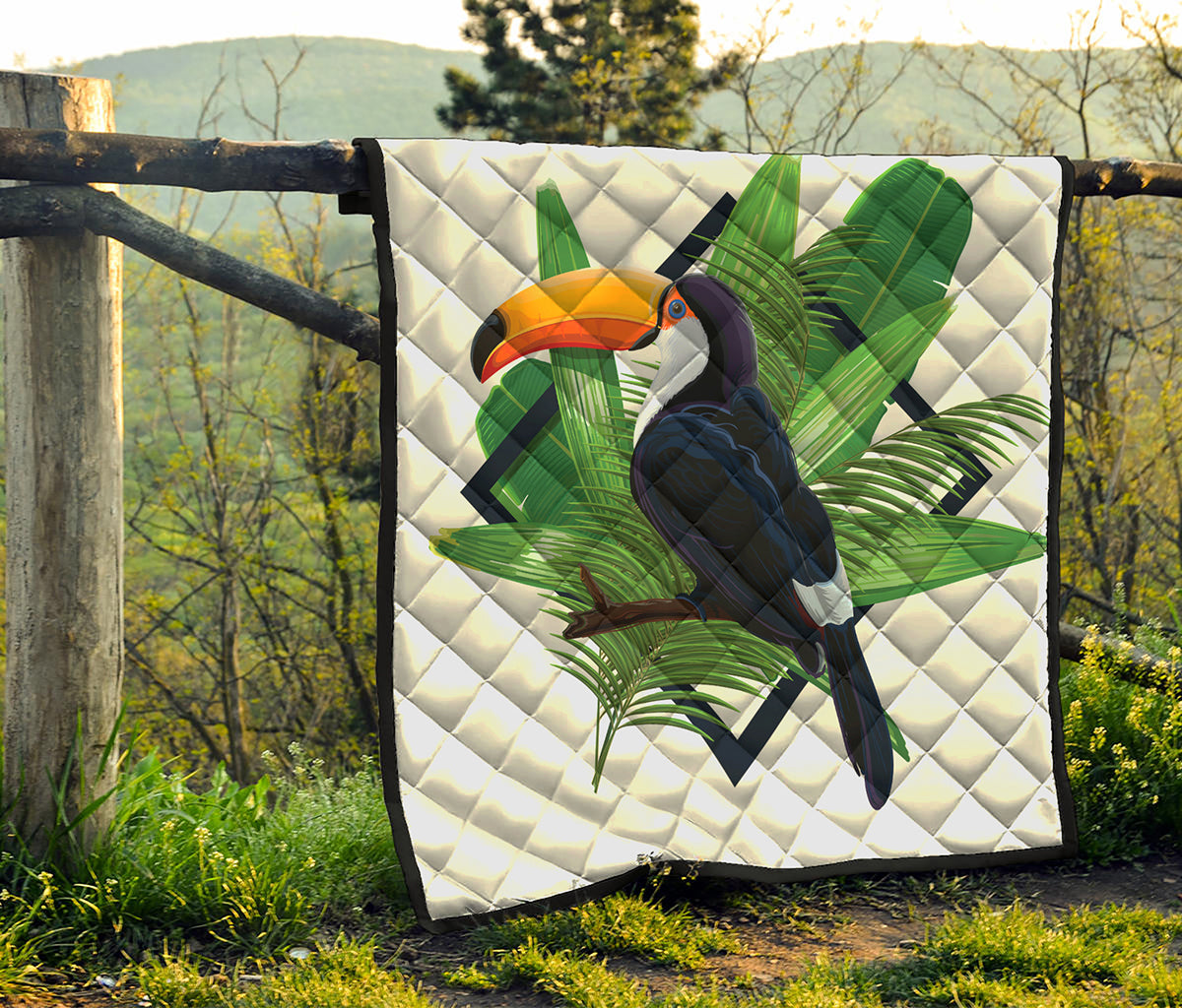 Tropical Toco  Toucan Print Quilt
