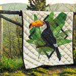 Tropical Toco  Toucan Print Quilt