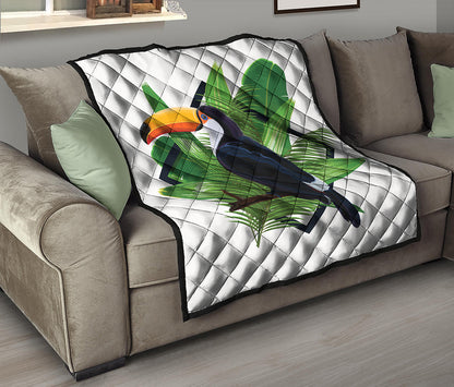 Tropical Toco  Toucan Print Quilt