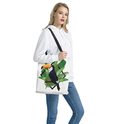 Tropical Toco  Toucan Print Tote Bag