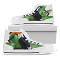 Tropical Toco Toucan Print White High Top Sneakers