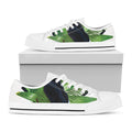 Tropical Toco Toucan Print White Low Top Sneakers