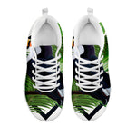 Tropical Toco  Toucan Print White Sneakers