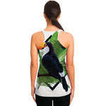 Tropical Toco  Toucan Print Women's Racerback Tank Top