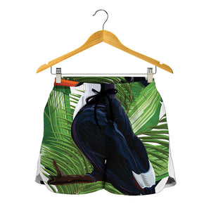 Tropical Toco  Toucan Print Women's Shorts