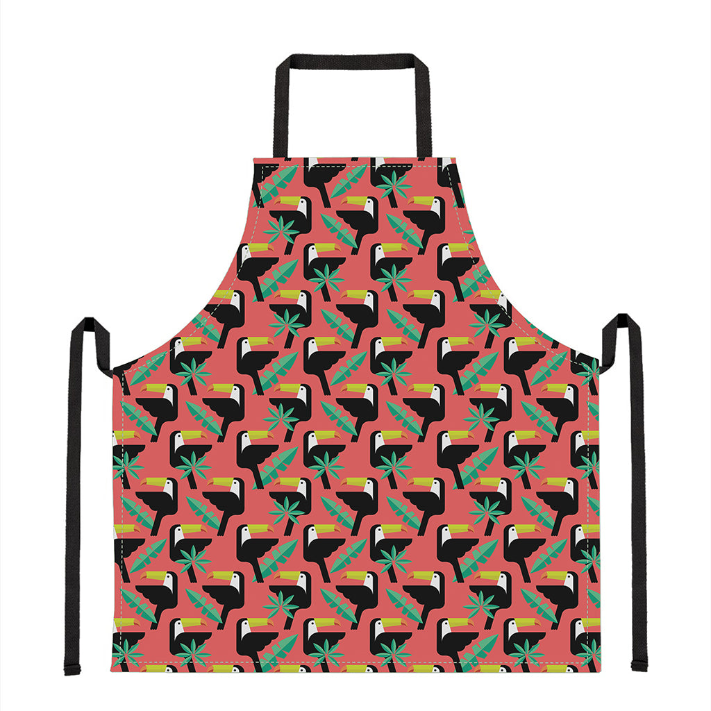 Tropical Toco Toucan Pattern Print Apron