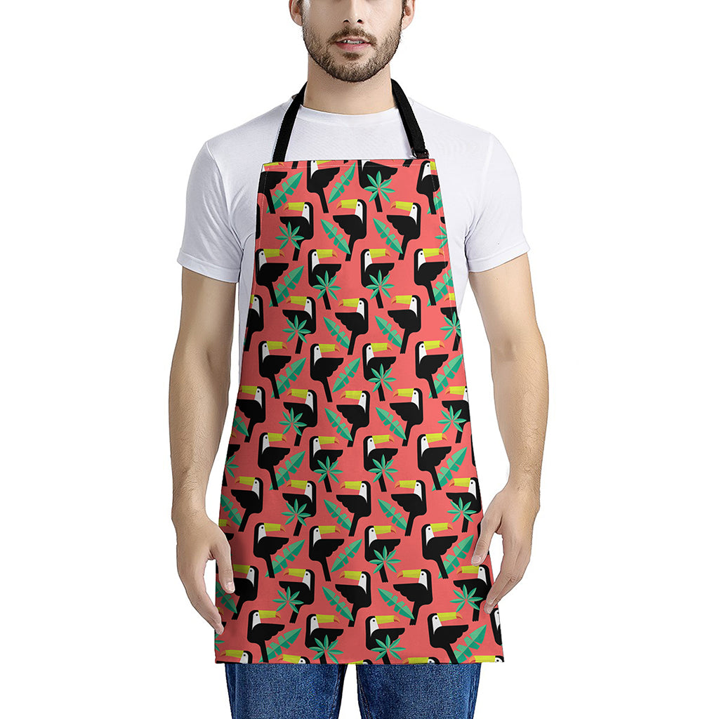 Tropical Toco Toucan Pattern Print Apron