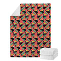 Tropical Toco Toucan Pattern Print Blanket