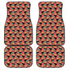 Tropical Toco Toucan Pattern Print Front and Back Car Floor Mats