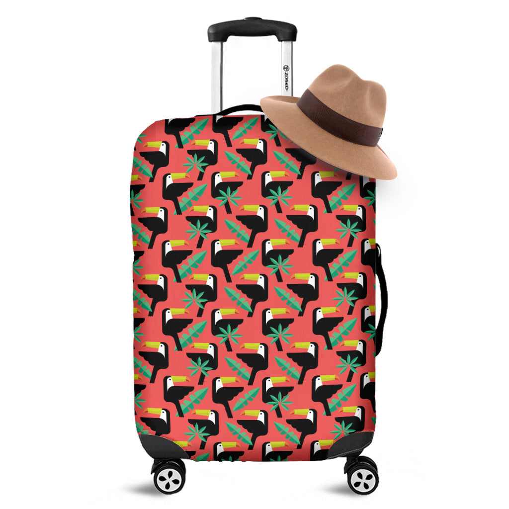 Tropical Toco Toucan Pattern Print Luggage Cover
