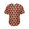 Tropical Toco Toucan Pattern Print Men's Baseball Jersey