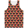 Tropical Toco Toucan Pattern Print Men's Tank Top