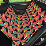 Tropical Toco Toucan Pattern Print Pet Car Back Seat Cover