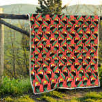 Tropical Toco Toucan Pattern Print Quilt