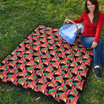 Tropical Toco Toucan Pattern Print Quilt